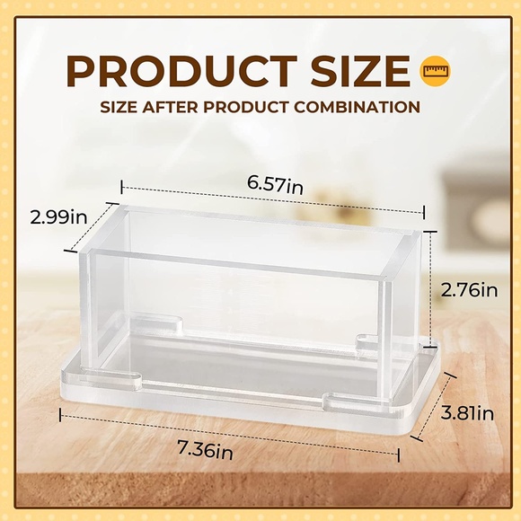 Acrylic Soap Making Mold, Rectangular Mold for DIY Handmade Soap, Soap - Picture 2 of 7